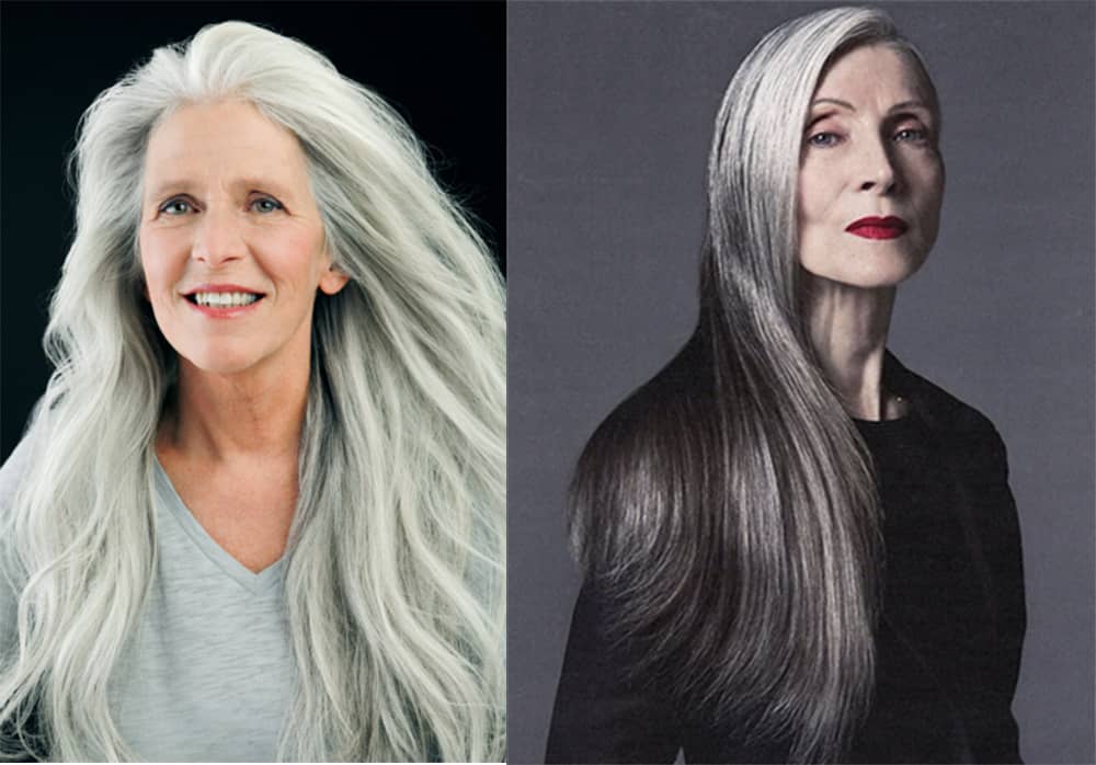 Gray Hair Trend 2017