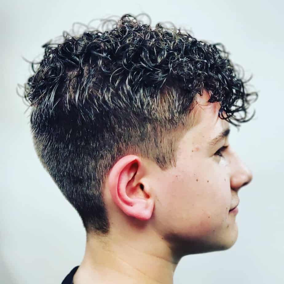 teen twink stylish haircut