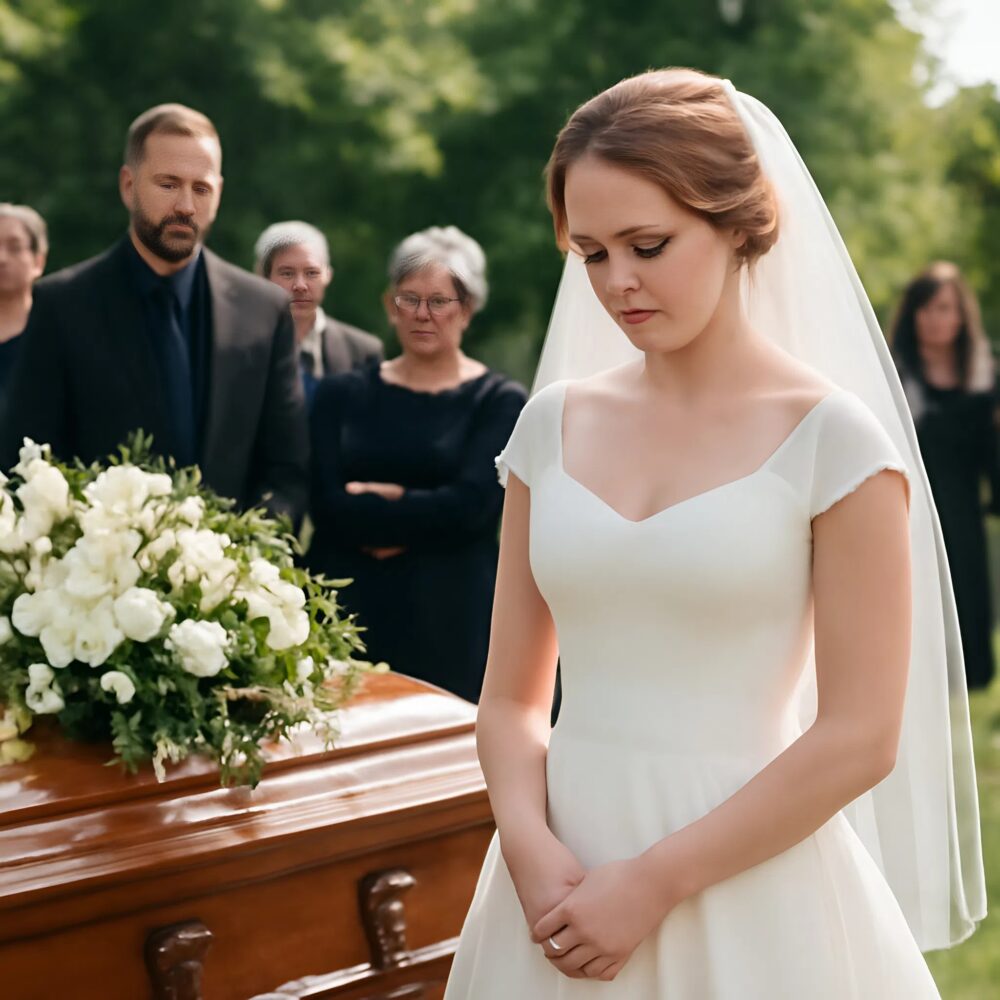 A wedding white dress at the heart of my father's funeral: a mystery unveiled