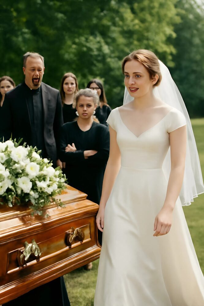 A wedding white dress at the heart of my father's funeral: a mystery unveiled