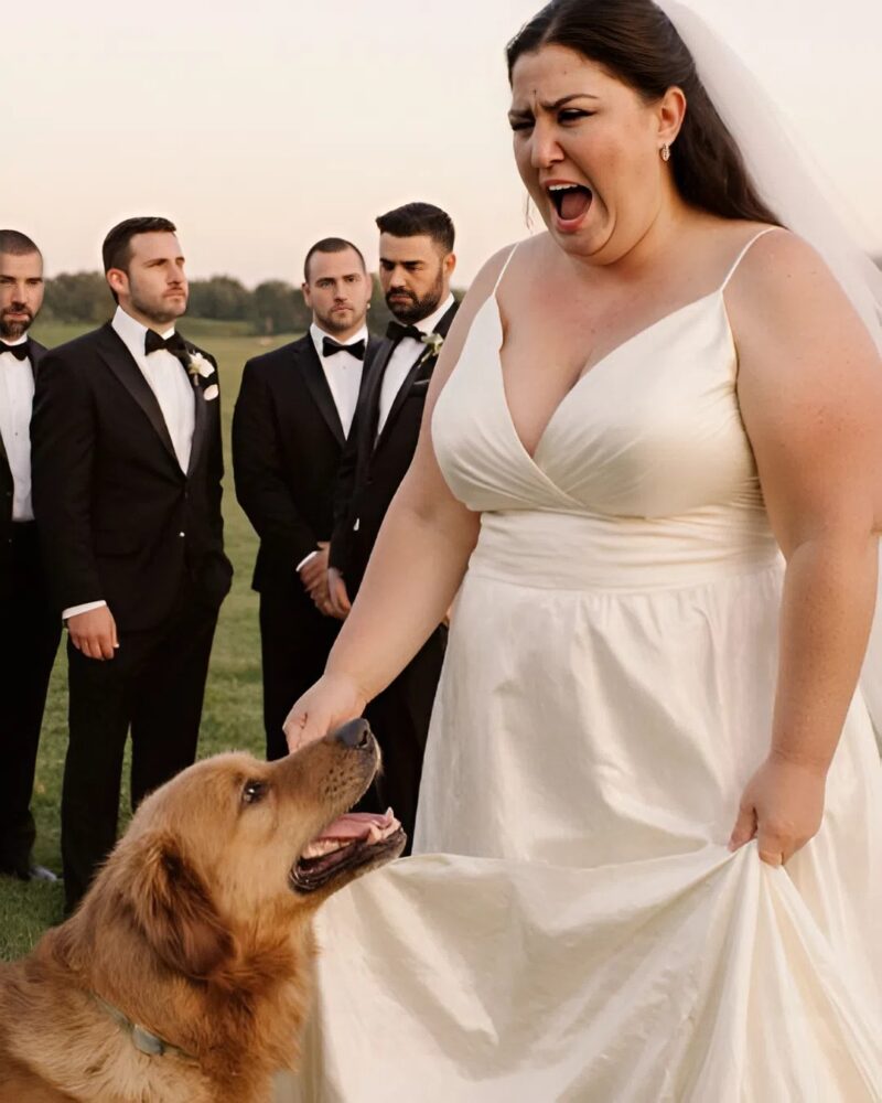 At the heart of the wedding celebration, a village dog reveals a terrifying secret under the dress