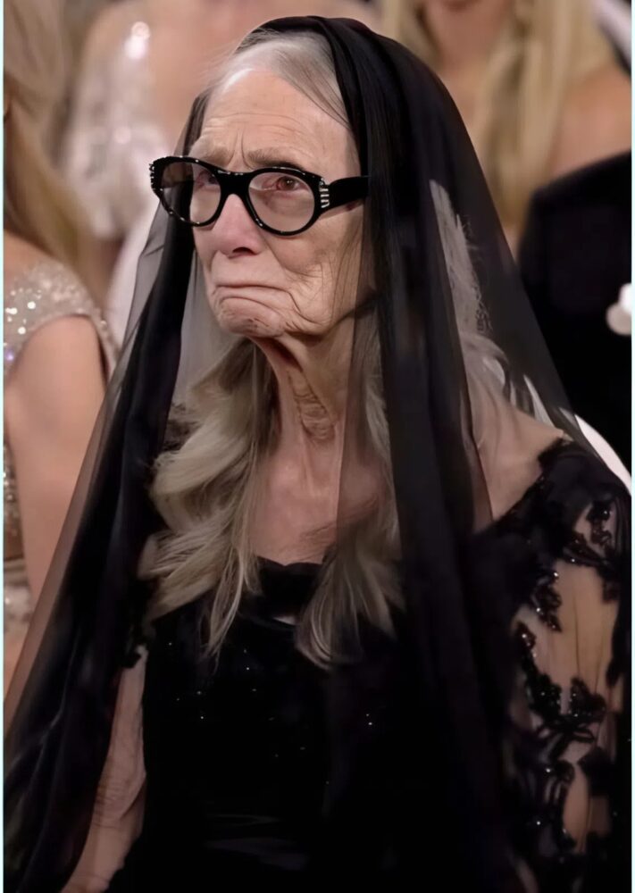 My mother-in-law came to our wedding with this dress and this expression on her face