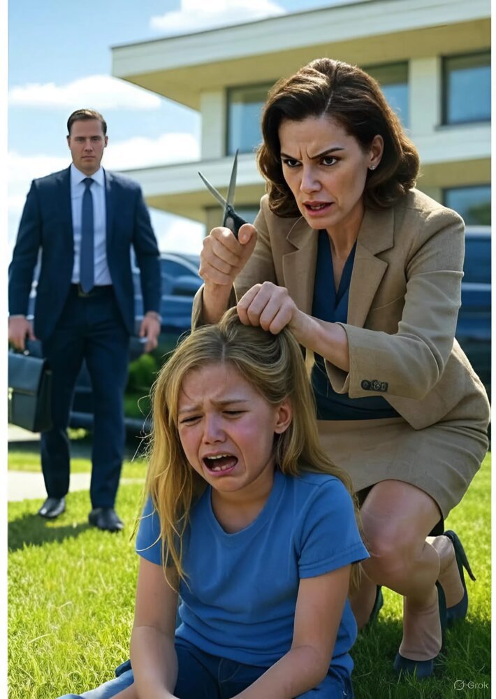 A little girl pleaded, "Please, Mom, don’t cut my hair!"