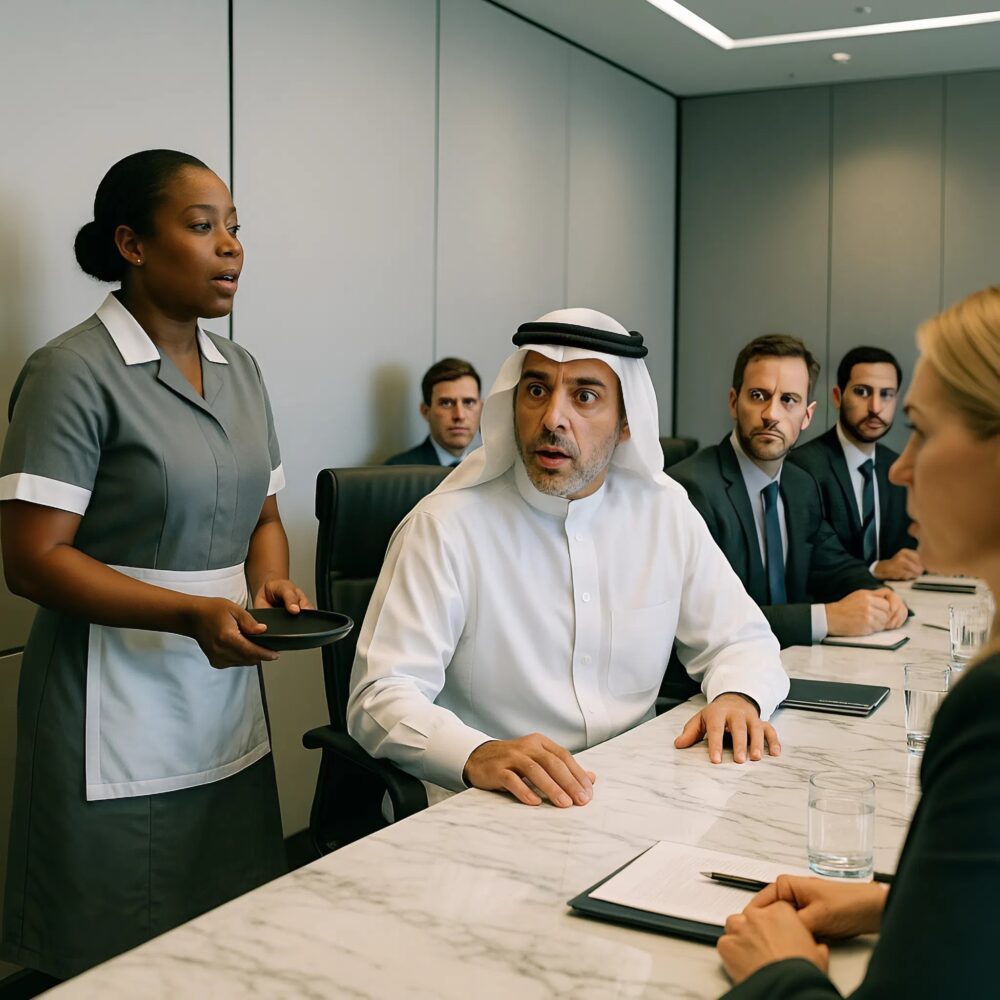 An unexpected act that changes the game: the revelation of a chambermaid in front of a billionaire