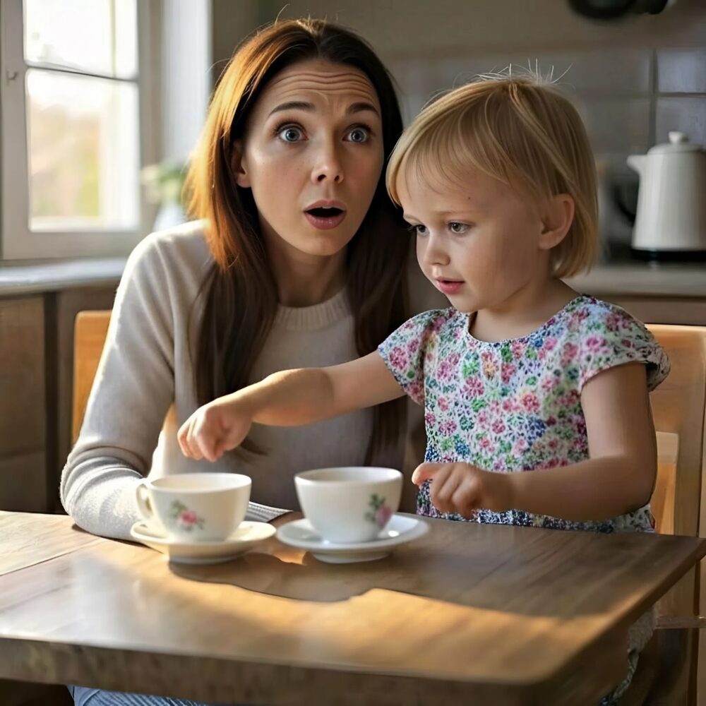 "Mom, don't touch that cup! The new guy… your friend… he put something in it!"