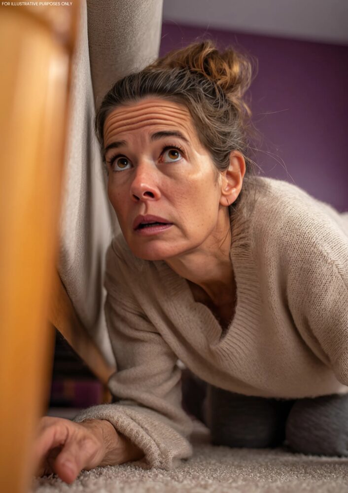 A mysterious message from my daughter: "Mom, if you're reading this, look under my bed. You'll understand everything"