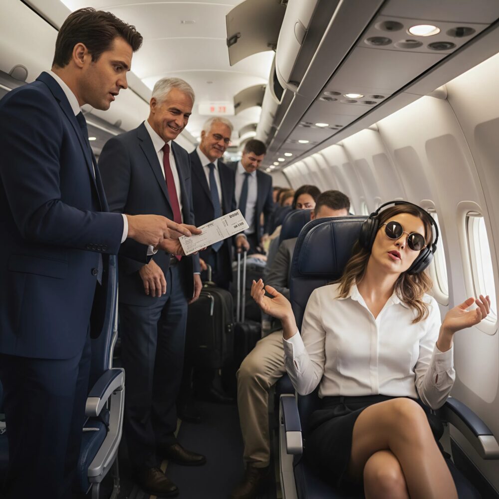 I forced a woman to leave my seat... and what happened next left me speechless