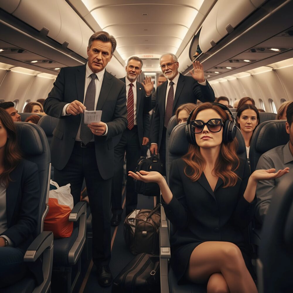 I forced a woman to leave my seat... and what happened next left me speechless
