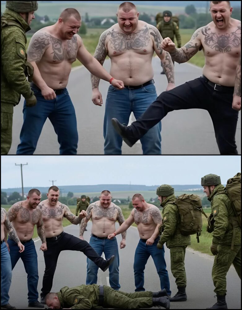 The bandits attacked a soldier in the middle of the street, but what happened next surprised everyone…