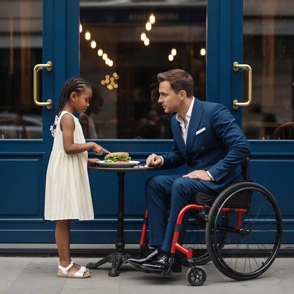 "I can make you walk again," whispered the six-year-old girl, dressed in rags, standing before a paralyzed billionaire
