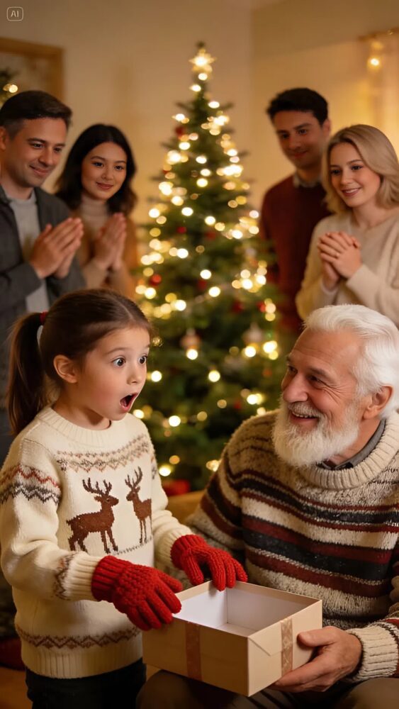 The empty christmas gift from my in-laws to my daughter: a moment of mockery that shook the family