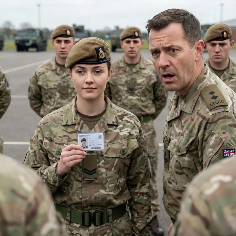 "Why don't you salute me?" the lieutenant colonel shouted at the young woman, completely ignoring who she was...