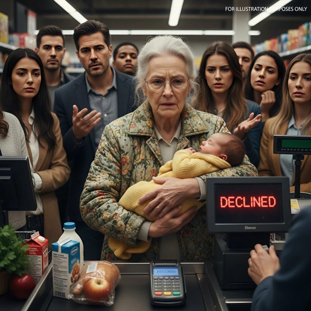 When my card was declined and my granddaughter was crying, a stranger appeared to save us