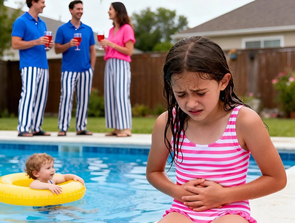 Four-year-old granddaughter reveals a terrifying secret about her parents to her grandmother during a summer party