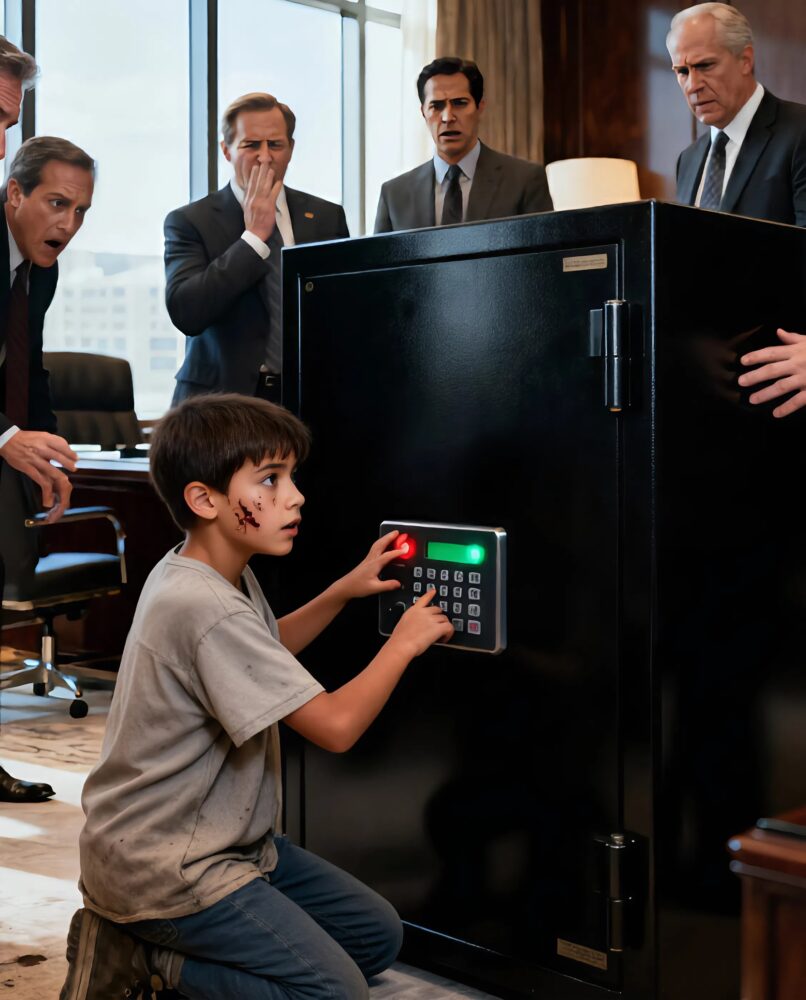 “I’ll give you 100 million dollars if you manage to open this safe,” the billionaire laughed — not knowing what the child was going to do