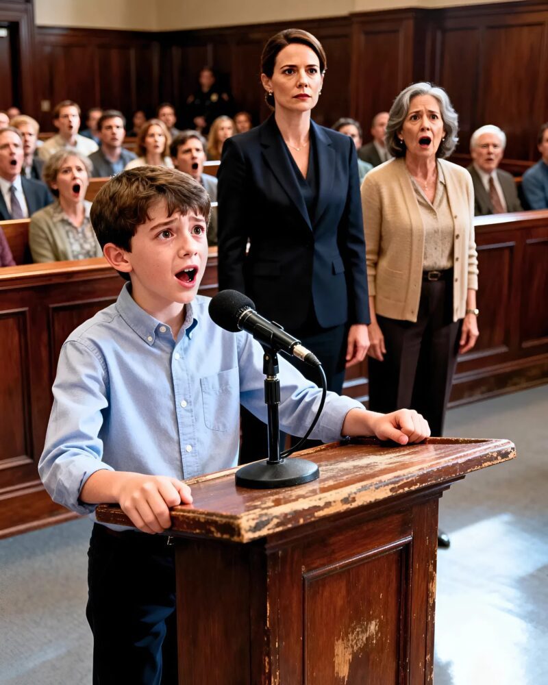 My adopted son had never spoken a single word — until the day the judge asked him a question