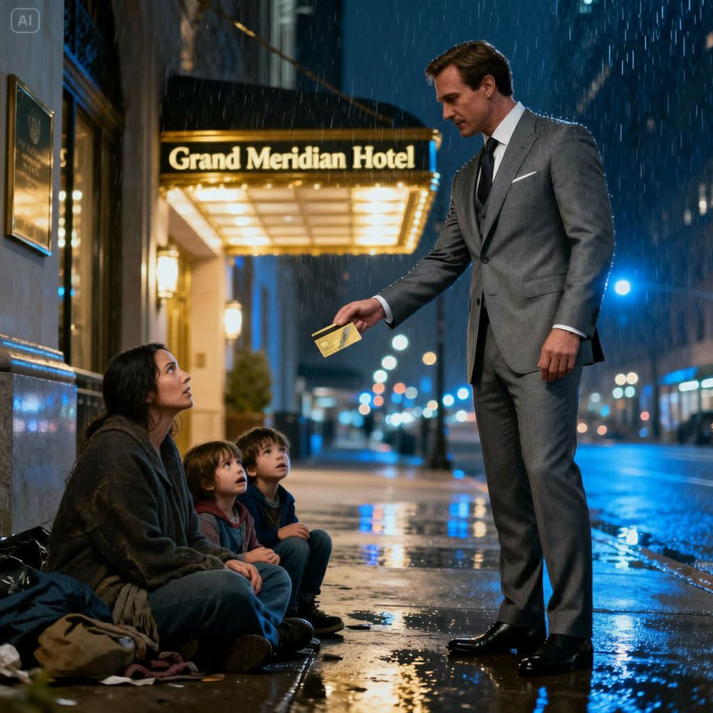 A billionaire executive handed his unlimited bank card to a homeless mother for twenty-four hours. He thought he would prove that everyone has a price, but....