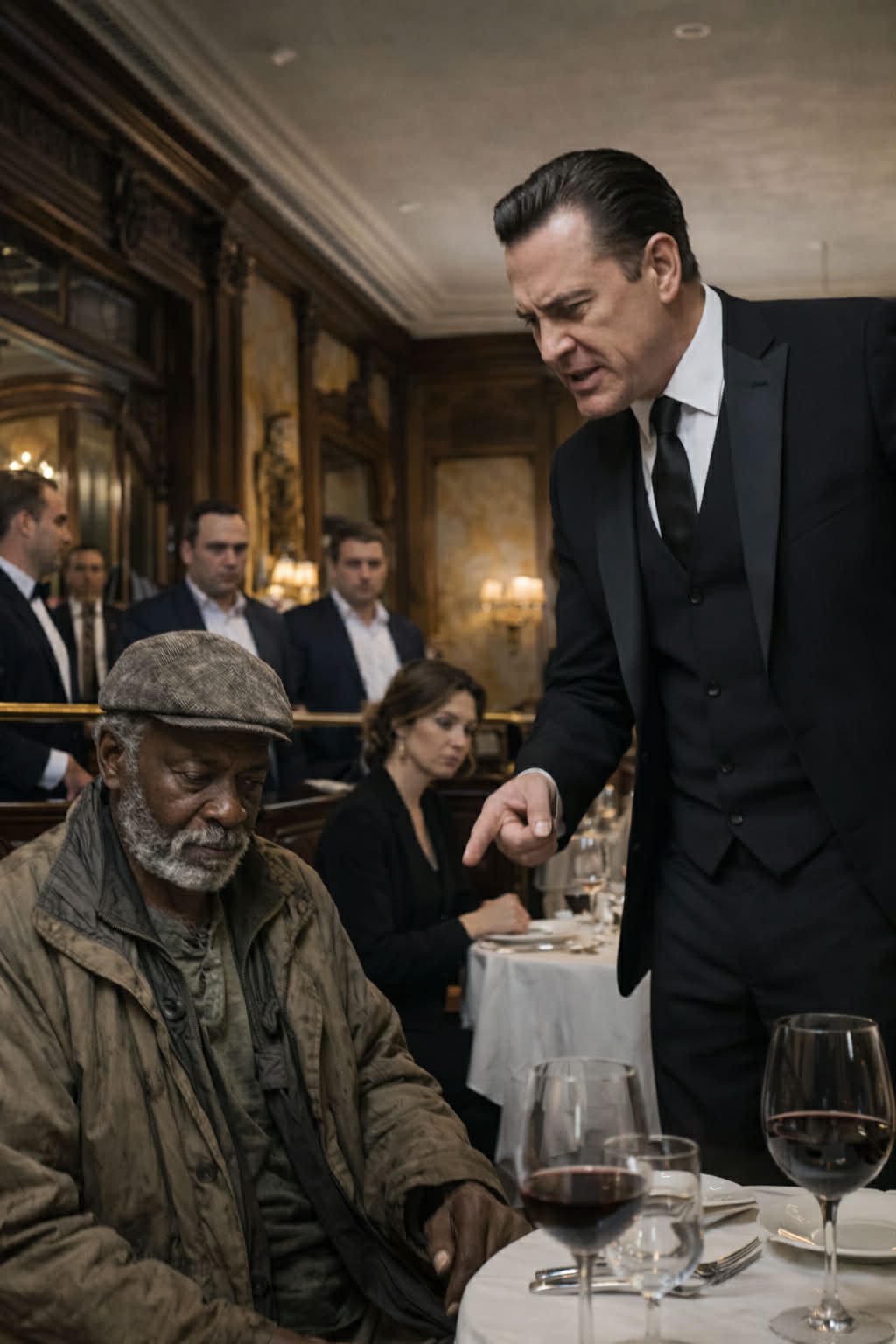 He was told that a five-star restaurant was not a shelter — but then the menu revealed the hidden truth that evening