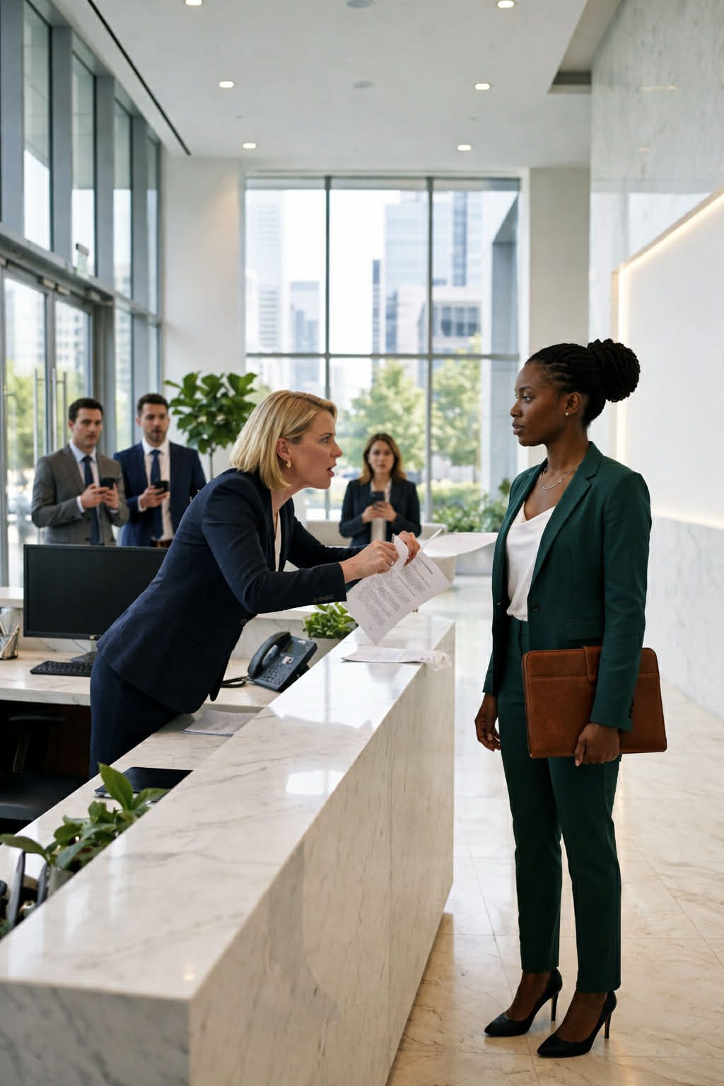 “We don’t serve people like you here,” — said the receptionist to the black lady — a few minutes later, everything changed