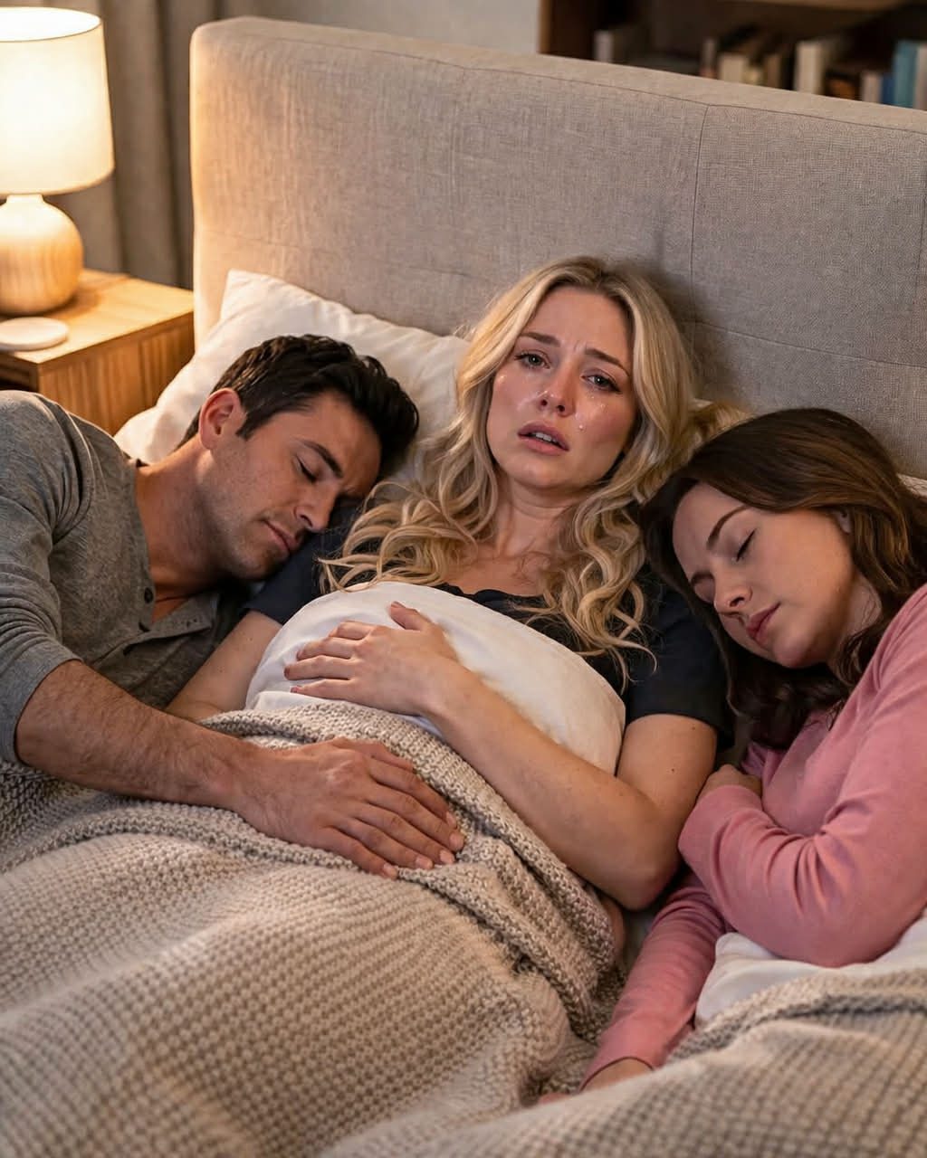Every night, my husband’s sister slept between my husband and me… until a terrifying truth was discovered