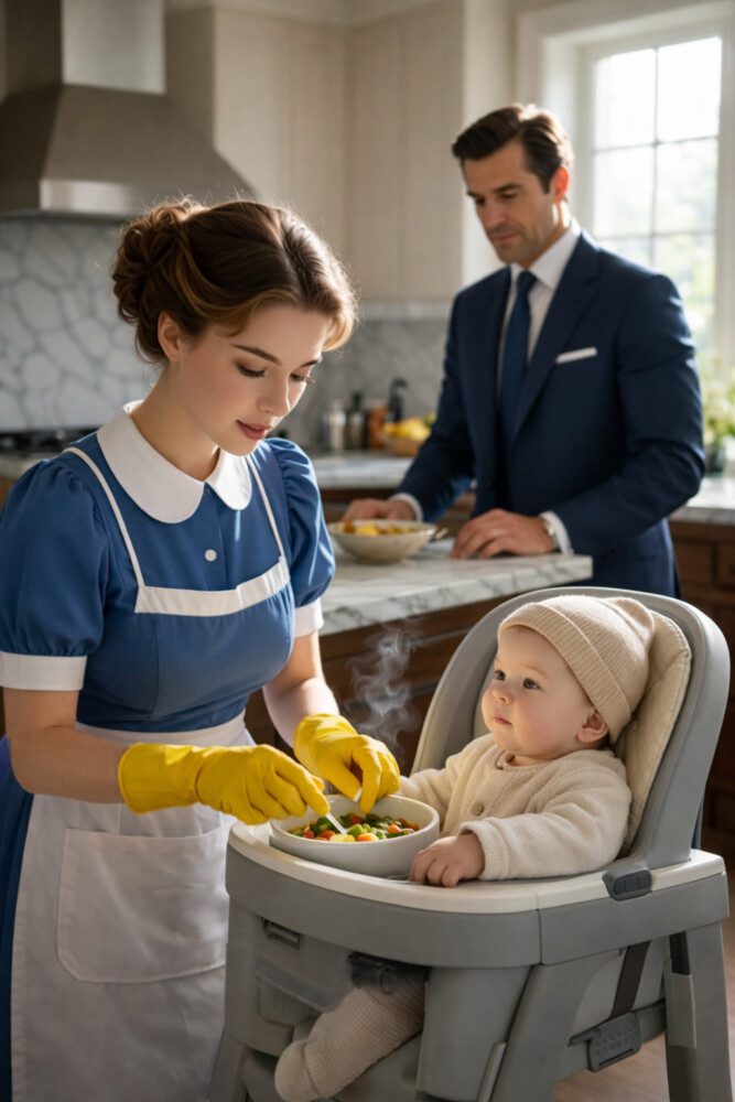 — “What is this, what are you giving my child?” asked the billionaire in an irritated tone as he entered the kitchen at a time when he was not usually home, and what the nanny answered, caught off guard, astonished him