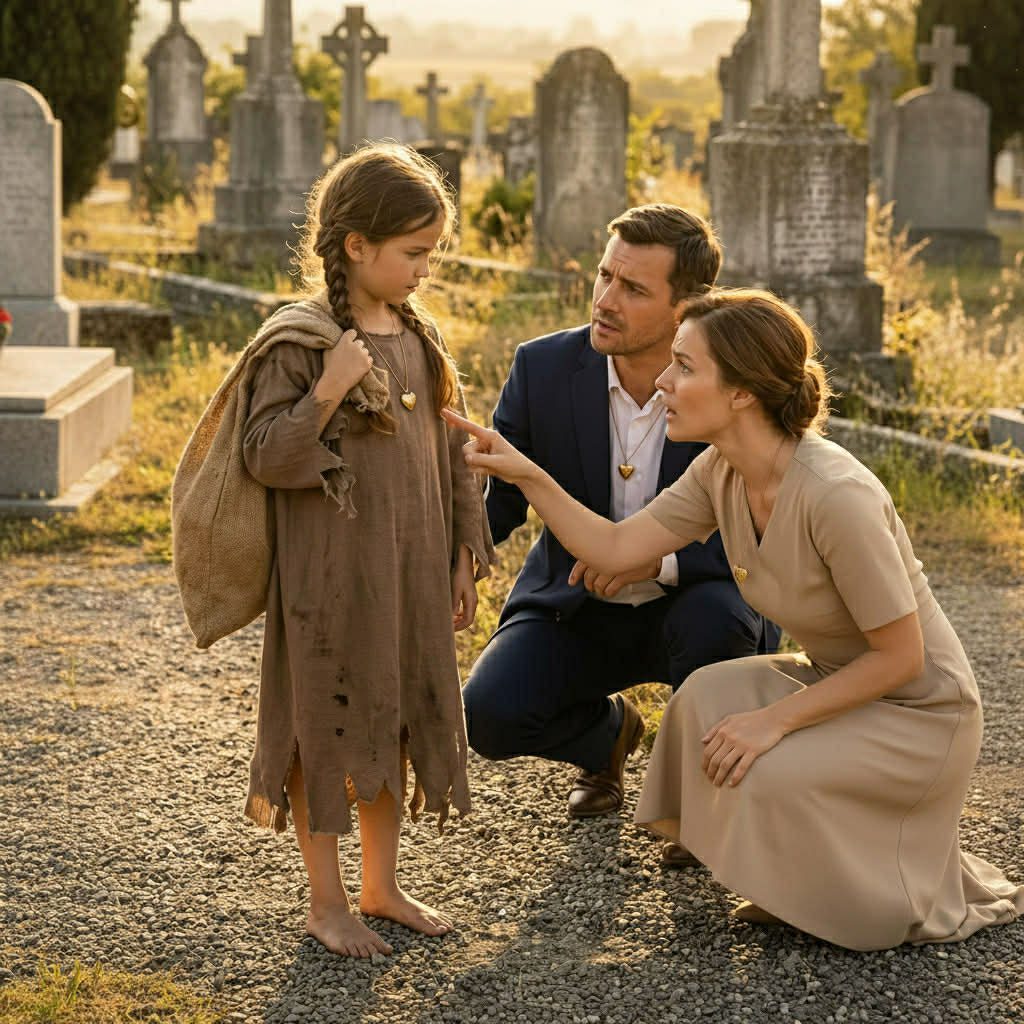 — Where did you get this necklace? — asked the woman to the homeless girl she met near their daughter's grave, — There are three necklaces like this. They belong to the three of us. The third one belonged to our daughter, who is dead