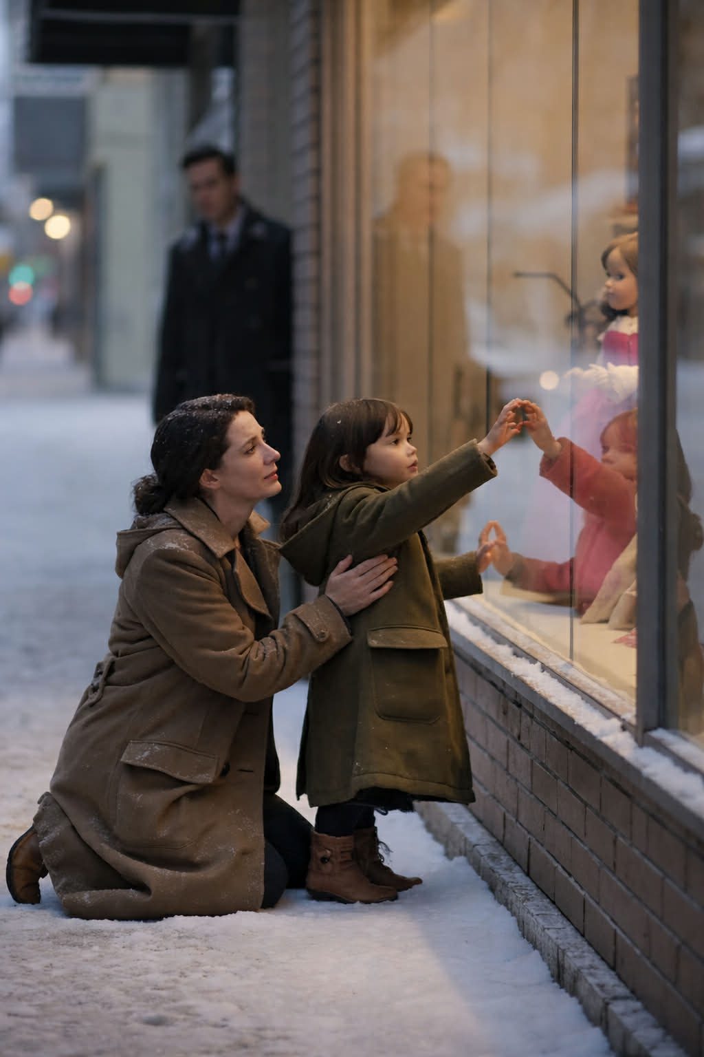 The little girl in front of the toy store window had absolutely no idea that, in a single moment, she would change the course of a man’s life