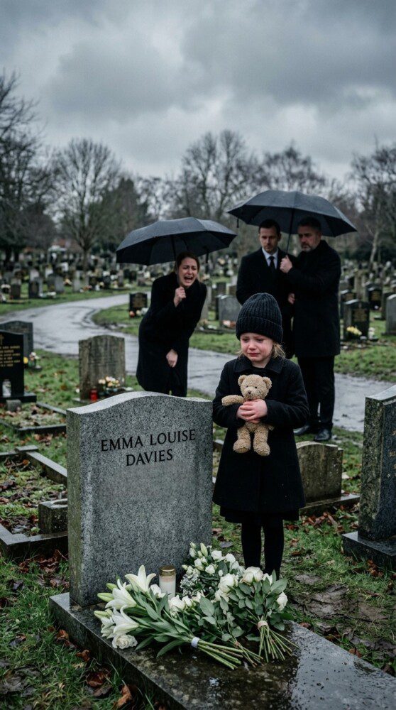 “She is NOT your mother!” shouted the sister of the deceased to the young girl who appeared at the funeral
