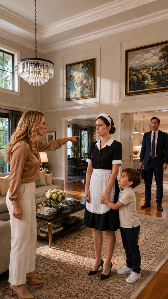 A millionaire hired a housekeeper for his home… but when his fiancée fired her, his son finally started speaking again