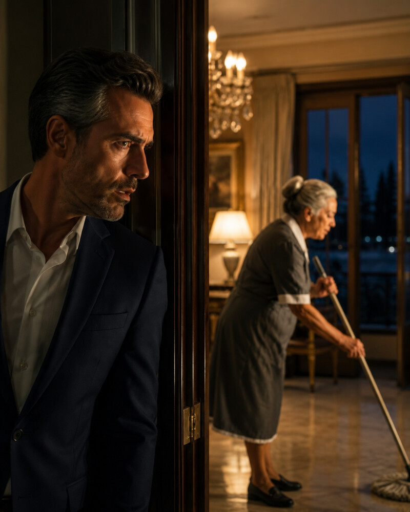 — “Where did you learn this song?” asked the billionaire, deeply moved as he heard his housemaid sing the same melody his mother once sang to him