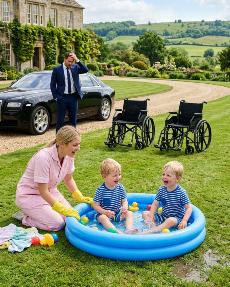 A billionaire discovers that his “paralyzed” twins can walk… and his revenge against his aunt shocks the whole family