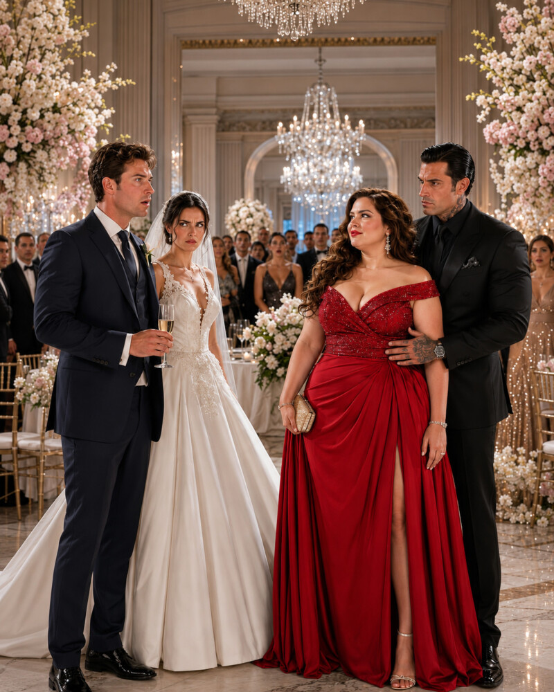 My sister stole my fiancé because I was “too fat”… but I arrived at her wedding with a man everyone feared