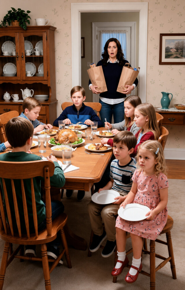 When I arrived at my parents’ house, I discovered my daughters were hungry while my sister’s children were already abundantly served