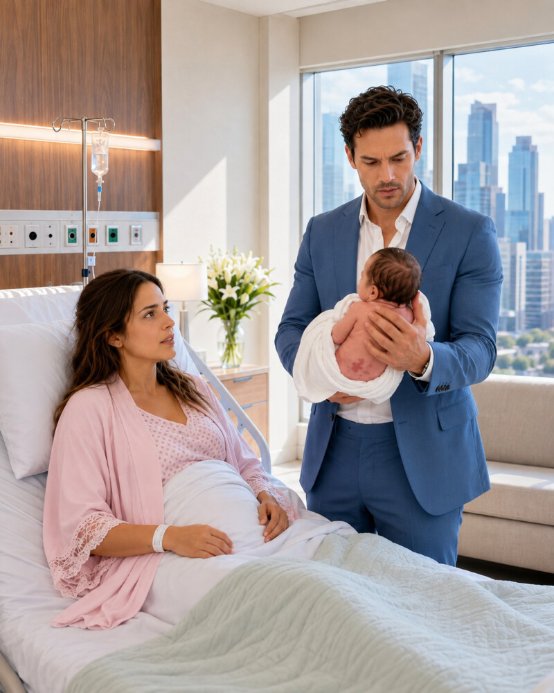 « Let’s do a DNA test: the baby has the same birthmark as my friend Marc,» my husband told me on the day our baby was born