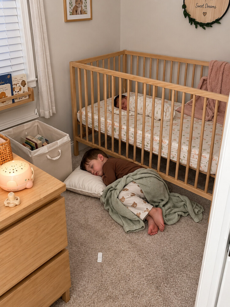 My 7-year-old son slept every night under his sister’s crib, who had Down syndrome: what he was protecting was terrifying and heartbreaking